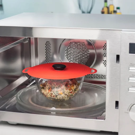 Zeal 20cm Self Sealing Silicone Lid - Red