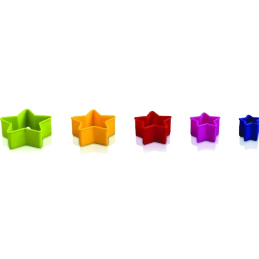 Zeal Star 5 Piece Cookie Cutter Set
